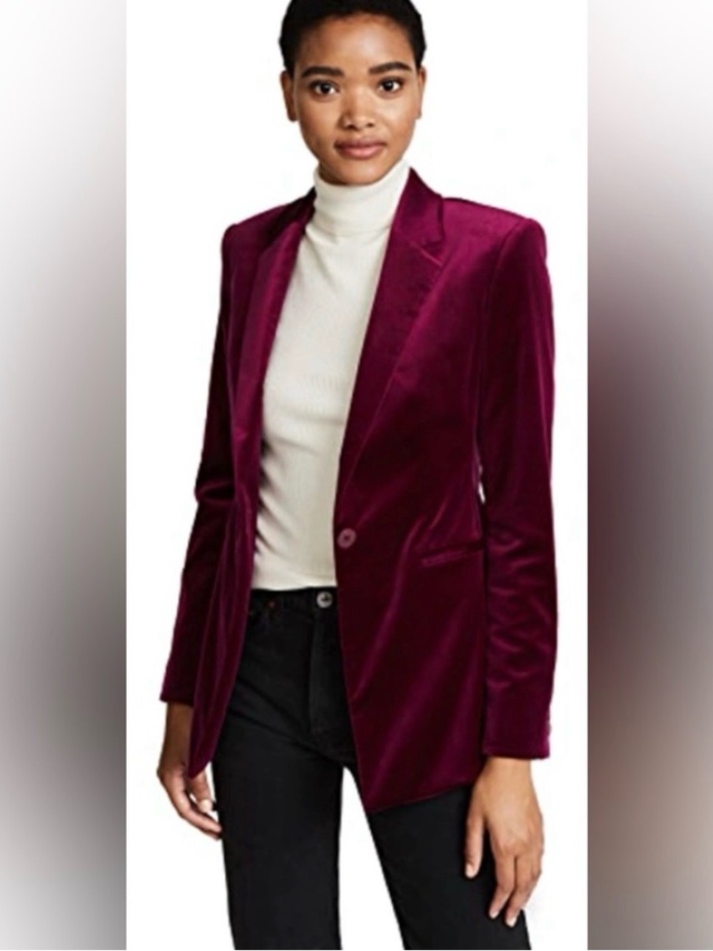Theory Velvet Power Jacket, Electric Pink. Size 10.  EUC!